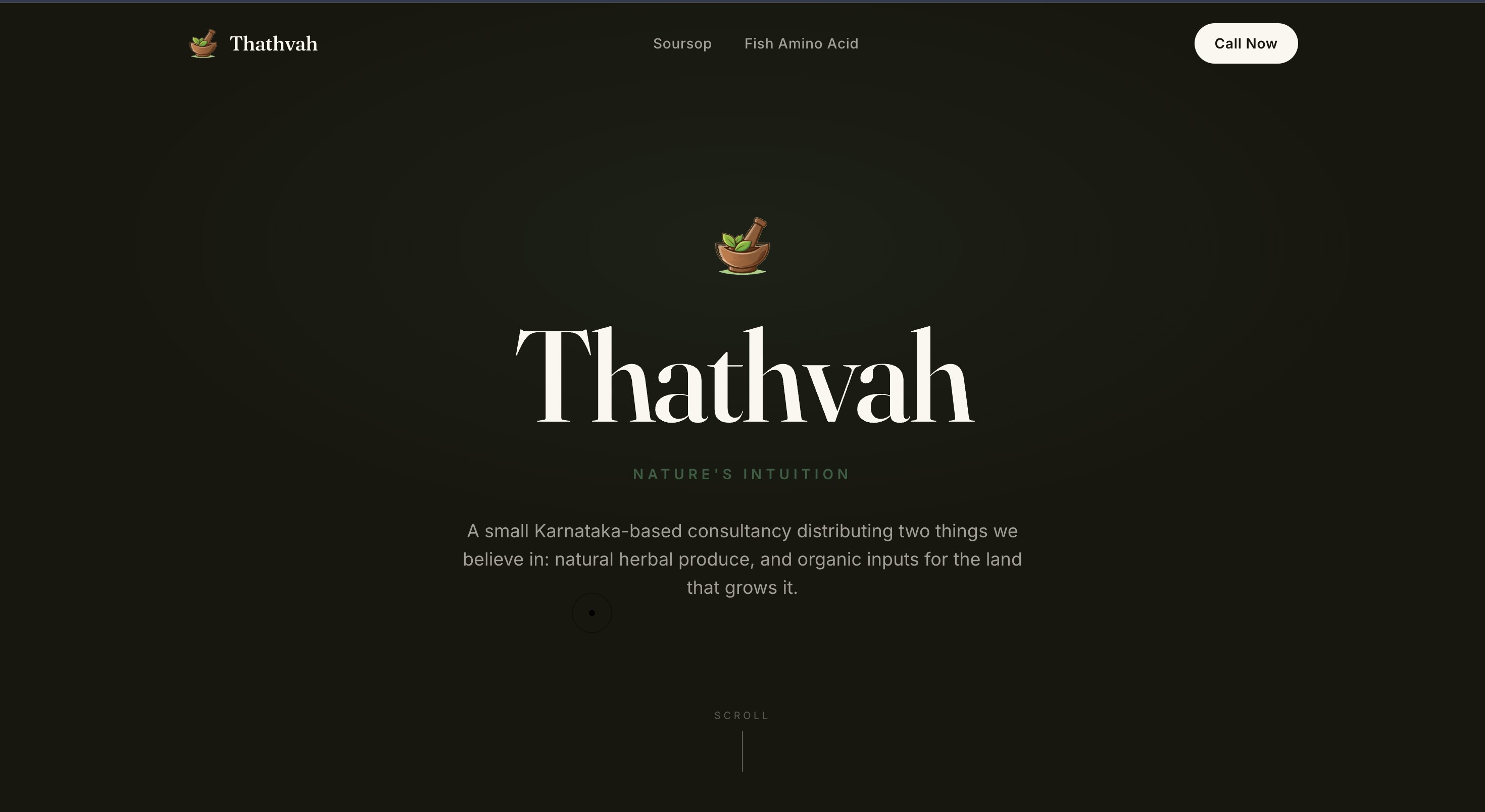 Thathvah homepage — Nature's Intuition
